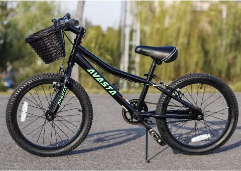 KOSZYK ROWEROWY DLA DZIECI CZARNY WIKLINOWY KOSZ PASKI ROWER 24,5x19x17cm KOSZYK ROWEROWY DLA DZIECI CZARNY WIKLINOWY KOSZ PASKI ROWER 24,5x19x17cm