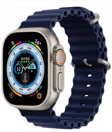 PASEK DO ZEGARKA APPLE WATCH 42/44/45/49mm SE/9/8/7/6/5/4/3/2/1 NIEBIESKI PASEK DO ZEGARKA APPLE WATCH 42/44/45/49mm SE/9/8/7/6/5/4/3/2/1 NIEBIESKI