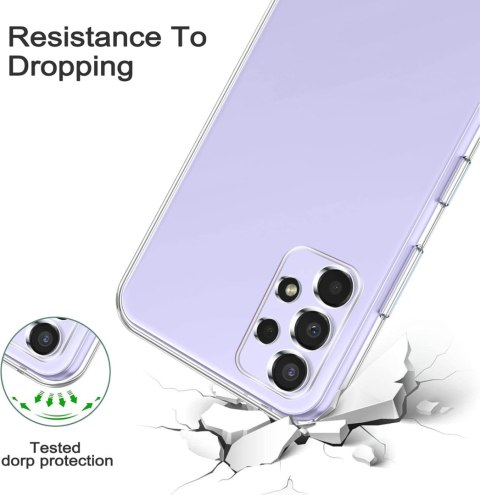 SILIKONOWE ETUI SAMSUNG GALAXY A32 5G PRZEZROCZYSTE +2X SZKŁO HARTOWANE SILIKONOWE ETUI SAMSUNG GALAXY A32 5G PRZEZROCZYSTE +2X SZKŁO HARTOWANE