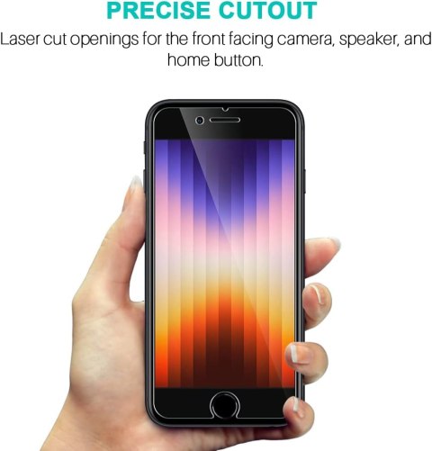 SZKŁO HARTOWANE APPLE IPHONE SE 2020/ iPhone SE 2 / iPhone 8/ 7 / 6S / 6 X4 SZKŁO HARTOWANE APPLE IPHONE SE 2020/ iPhone SE 2 / iPhone 8/ 7 / 6S / 6 X4