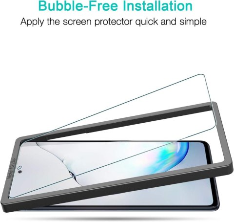 SZKŁO HARTOWANE DO SAMSUNG GALAXY NOTE 10 LITE SOLIDNE WYTRZYMAŁE 3 SZTUKI SZKŁO HARTOWANE DO SAMSUNG GALAXY NOTE 10 LITE SOLIDNE WYTRZYMAŁE 3 SZTUKI