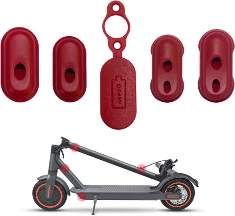 ZESTAW ZAŚLEPEK PORTU ŁADOWANIA DO HULAJNOGI Xiaomi 1S/M365/M365 Pro/Pro 2 ZESTAW ZAŚLEPEK PORTU ŁADOWANIA DO HULAJNOGI Xiaomi 1S/M365/M365 Pro/Pro 2