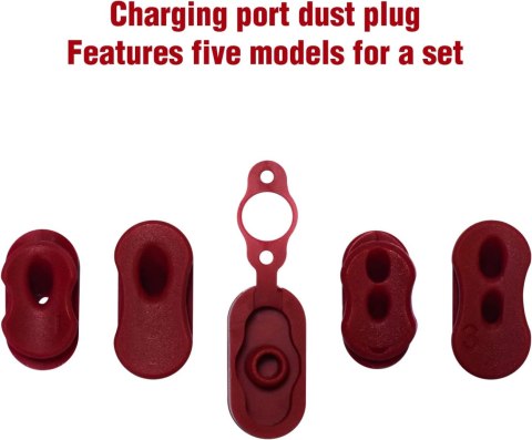 ZESTAW ZAŚLEPEK PORTU ŁADOWANIA DO HULAJNOGI Xiaomi 1S/M365/M365 Pro/Pro 2 ZESTAW ZAŚLEPEK PORTU ŁADOWANIA DO HULAJNOGI Xiaomi 1S/M365/M365 Pro/Pro 2