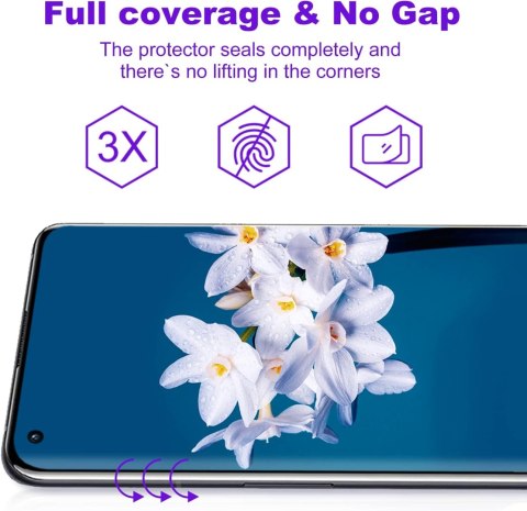 2x SZKŁO HARTOWANE DO ONEPLUS 9 PRO CZARNE RAMKI ZAOKRĄGLONE WYTRZYMAŁE 2x SZKŁO HARTOWANE DO ONEPLUS 9 PRO CZARNE RAMKI ZAOKRĄGLONE WYTRZYMAŁE