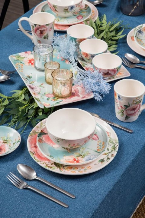 4szt TALERZE CERAMICZNE DO SAŁATEK PRZYSTAWEK DESERÓW KWIATY MARGRET BICO 4szt TALERZE CERAMICZNE DO SAŁATEK PRZYSTAWEK DESERÓW KWIATY MARGRET BICO