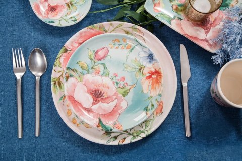 4szt TALERZE CERAMICZNE DO SAŁATEK PRZYSTAWEK DESERÓW KWIATY MARGRET BICO 4szt TALERZE CERAMICZNE DO SAŁATEK PRZYSTAWEK DESERÓW KWIATY MARGRET BICO