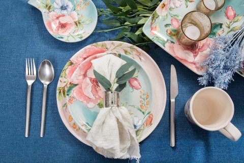 4szt TALERZE CERAMICZNE DO SAŁATEK PRZYSTAWEK DESERÓW KWIATY MARGRET BICO 4szt TALERZE CERAMICZNE DO SAŁATEK PRZYSTAWEK DESERÓW KWIATY MARGRET BICO