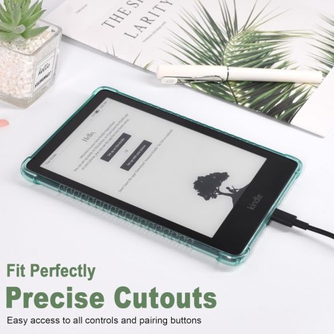 ETUI DO CZYTNIKA KSIĄŻEK KINDLE PAPERWHITE 11-GEN 6,8" 2021 ZIELONE PLECKI ETUI DO CZYTNIKA KSIĄŻEK KINDLE PAPERWHITE 11-GEN 6,8" 2021 ZIELONE PLECKI