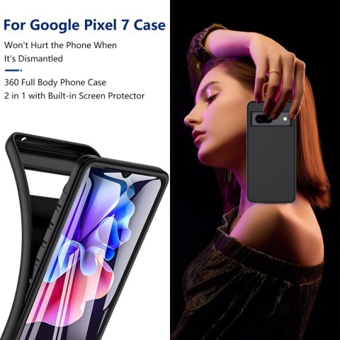 ETUI DO GOOGLE PIXEL 7 SZARY CASE CZARNY SILIKONOWY OCHRONA 360 PRZÓD TYŁ ETUI DO GOOGLE PIXEL 7 SZARY CASE CZARNY SILIKONOWY OCHRONA 360 PRZÓD TYŁ