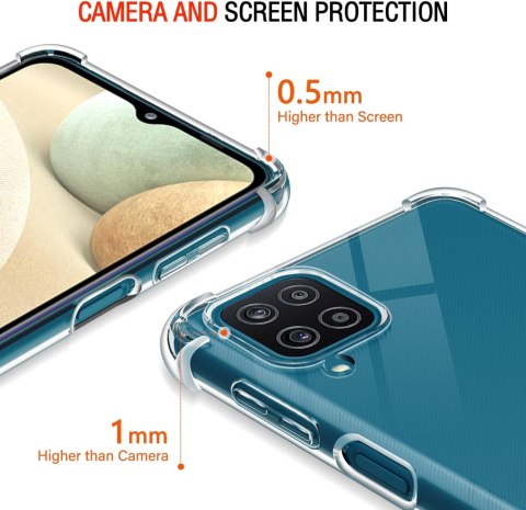 ETUI DO SAMSUNG GALAXY A12 PRZEZROCZYSTY CASE TWARDE PLECKI MIĘKKA RAMKA ETUI DO SAMSUNG GALAXY A12 PRZEZROCZYSTY CASE TWARDE PLECKI MIĘKKA RAMKA