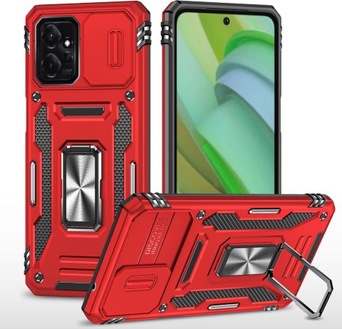 ETUI MOTOROLA MOTO G 5G 2023 CASE CZERWONY PANCERNY +RAMKA NA EKRAN CZARNA ETUI MOTOROLA MOTO G 5G 2023 CASE CZERWONY PANCERNY +RAMKA NA EKRAN CZARNA