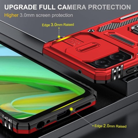 ETUI MOTOROLA MOTO G 5G 2023 CASE CZERWONY PANCERNY +RAMKA NA EKRAN CZARNA ETUI MOTOROLA MOTO G 5G 2023 CASE CZERWONY PANCERNY +RAMKA NA EKRAN CZARNA