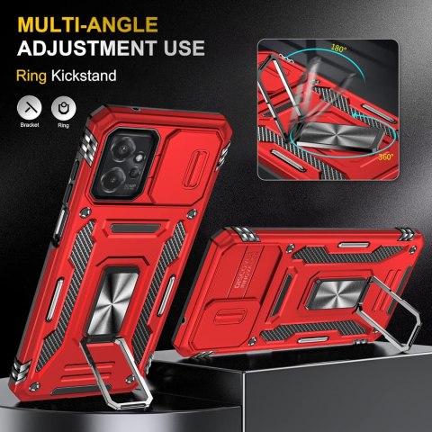 ETUI MOTOROLA MOTO G 5G 2023 CASE CZERWONY PANCERNY +RAMKA NA EKRAN CZARNA ETUI MOTOROLA MOTO G 5G 2023 CASE CZERWONY PANCERNY +RAMKA NA EKRAN CZARNA