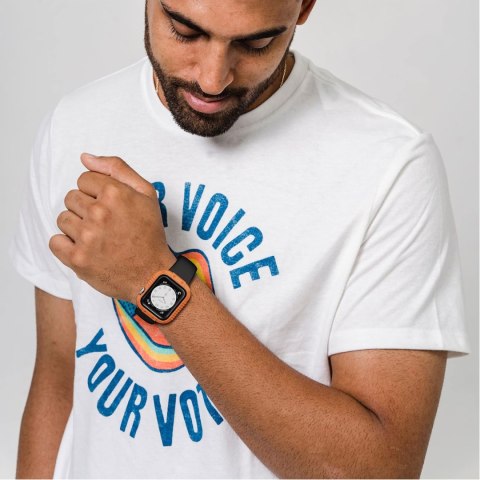 ETUI NA ZEGAREK APPLE WATCH 4/5/6/SE 44mm OBUDOWA WZMOCNIONA POMARAŃCZOWA ETUI NA ZEGAREK APPLE WATCH 4/5/6/SE 44mm OBUDOWA WZMOCNIONA POMARAŃCZOWA
