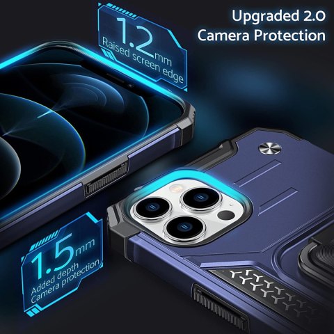 ETUI PANCERNE DO APPLE IPHONE 12/12 PRO 6.1" GRANATOWE Z UCHWYTEM ETUI PANCERNE DO APPLE IPHONE 12/12 PRO 6.1" GRANATOWE Z UCHWYTEM