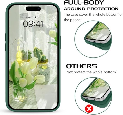 ETUI POKROWIEC DO APPLE IPHONE 14 PRO MAX CASE ZIELONE SILIKONOWE PLECKI ETUI POKROWIEC DO APPLE IPHONE 14 PRO MAX CASE ZIELONE SILIKONOWE PLECKI