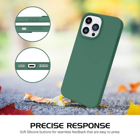 ETUI POKROWIEC DO APPLE IPHONE 14 PRO MAX CASE ZIELONE SILIKONOWE PLECKI ETUI POKROWIEC DO APPLE IPHONE 14 PRO MAX CASE ZIELONE SILIKONOWE PLECKI