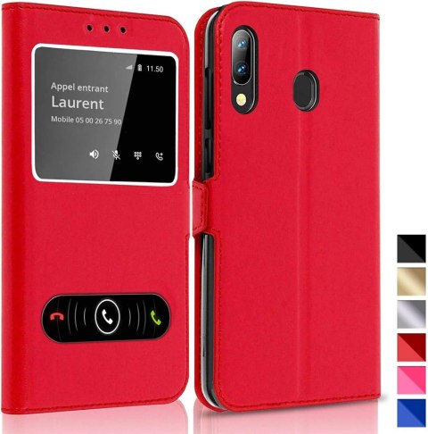 ETUI POKROWIEC DO HUAWEI P SMART 2020 CZERWONY ZAMYKANY Z KLAPKĄ CASE ETUI POKROWIEC DO HUAWEI P SMART 2020 CZERWONY ZAMYKANY Z KLAPKĄ CASE