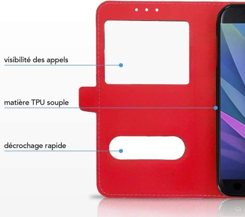 ETUI POKROWIEC DO HUAWEI P SMART 2020 CZERWONY ZAMYKANY Z KLAPKĄ CASE ETUI POKROWIEC DO HUAWEI P SMART 2020 CZERWONY ZAMYKANY Z KLAPKĄ CASE