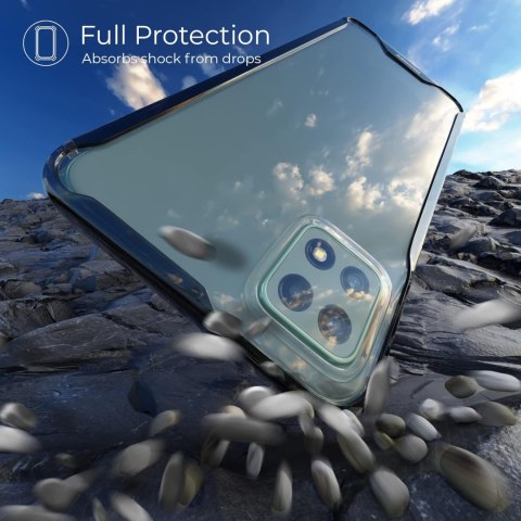 ETUI POKROWIEC DO SAMSUNG GALAXY A22 5G BEZBARWNE PLECKI SZARA RAMKA CASE