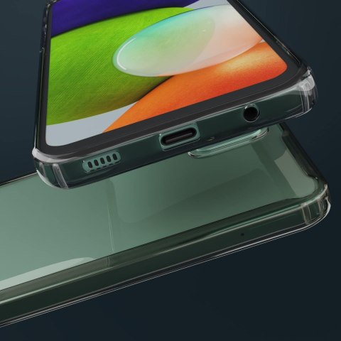 ETUI POKROWIEC DO SAMSUNG GALAXY A22 5G BEZBARWNE PLECKI SZARA RAMKA CASE