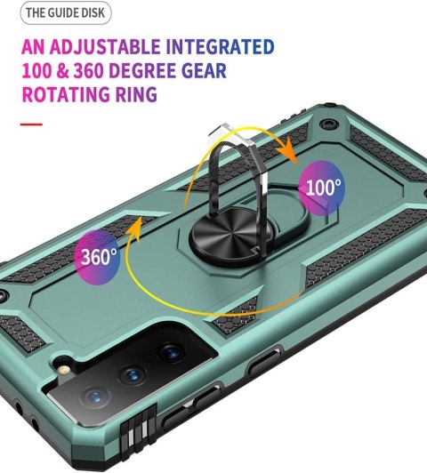 ETUI POKROWIEC DO SAMSUNG GALAXY S21 ZIELONE TWARDE PLECKI RING MAGNETYCZNE ETUI POKROWIEC DO SAMSUNG GALAXY S21 ZIELONE TWARDE PLECKI RING MAGNETYCZNE