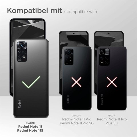ETUI SILIKONOWE XIAOMI REDMI NOTE 11/NOTE 11S CZARNE ELASTYCZNE WYTRZYMAŁE ETUI SILIKONOWE XIAOMI REDMI NOTE 11/NOTE 11S CZARNE ELASTYCZNE WYTRZYMAŁE