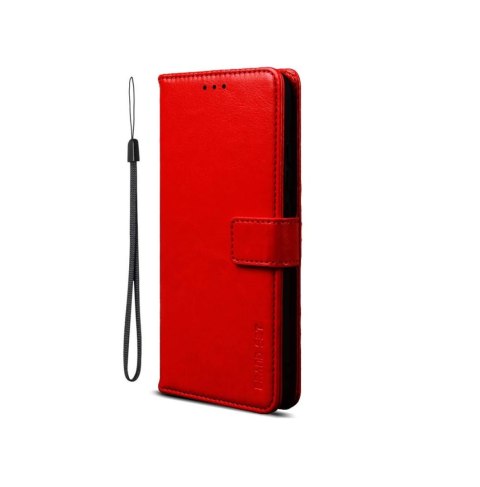 ETUI Z KLAPKĄ DO LG K52/K62/Q52 6.60" CASE CZERWONY Z EKOSKÓRY ELEGANCKI ETUI Z KLAPKĄ DO LG K52/K62/Q52 6.60" CASE CZERWONY Z EKOSKÓRY ELEGANCKI