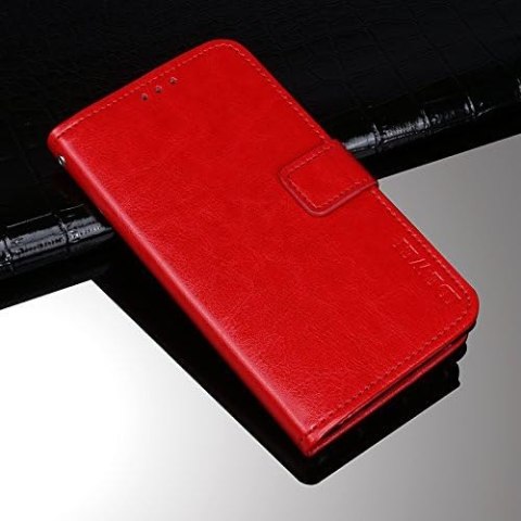 ETUI Z KLAPKĄ DO LG K52/K62/Q52 6.60" CASE CZERWONY Z EKOSKÓRY ELEGANCKI ETUI Z KLAPKĄ DO LG K52/K62/Q52 6.60" CASE CZERWONY Z EKOSKÓRY ELEGANCKI