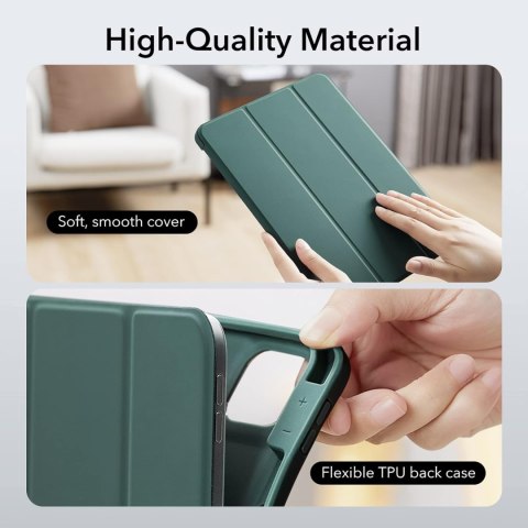 ETUI Z KLAPKĄ TABLET APPLE IPAD PRO 11" 3/4-GEN CASE ZIELONY MATOWY ESR
