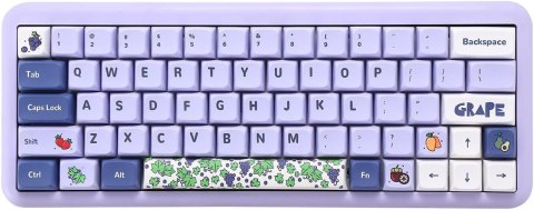 NAKŁADKI NA KLAWISZE KLAWIATURA MECHANICZNA KEYCAPS 104+24 FIOLETOWE OWOCE NAKŁADKI NA KLAWISZE KLAWIATURA MECHANICZNA KEYCAPS 104+24 FIOLETOWE OWOCE