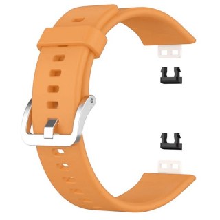 PASEK DO ZEGARKA HUAWEI WATCH FIT POMARAŃCZOWY SILIKONOWY