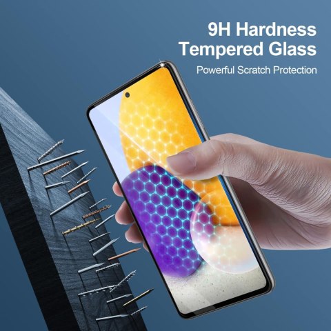 SZKŁO HARTOWANE DO SAMSUNG GALAXY A73 5G/A72 4G/5G WYTRZYMAŁE 3 SZTUKI SZKŁO HARTOWANE DO SAMSUNG GALAXY A73 5G/A72 4G/5G WYTRZYMAŁE 3 SZTUKI