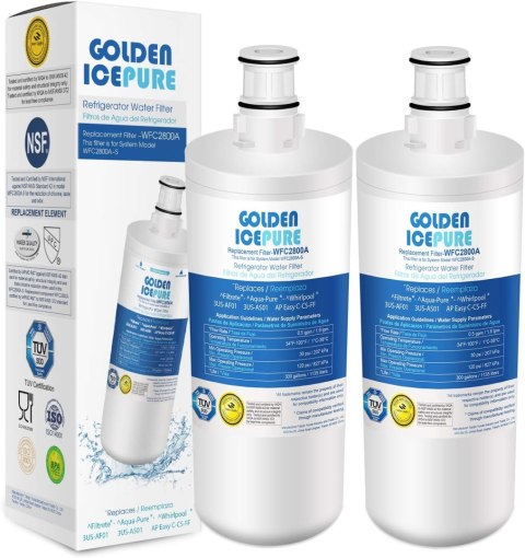 2x FILTR WODY DO LODÓWKI WHIRLPOOL WFC2800A 3US-AF01 3US-AS01 AP Easy 2x FILTR WODY DO LODÓWKI WHIRLPOOL WFC2800A 3US-AF01 3US-AS01 AP Easy