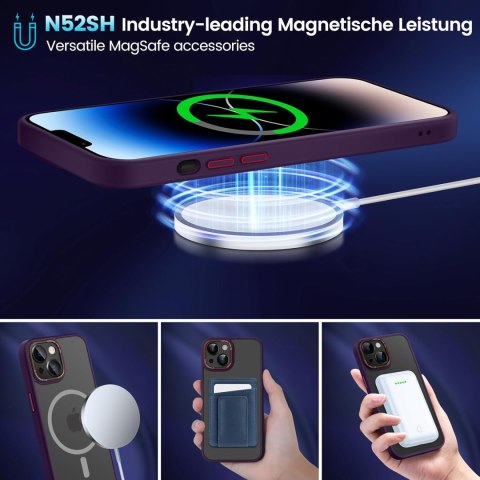 ETUI APPLE IPHONE 14 6.1" SILIKONOWE PRZEZROCZYSTE PLECKI FIOLETOWA RAMKA ETUI APPLE IPHONE 14 6.1" SILIKONOWE PRZEZROCZYSTE PLECKI FIOLETOWA RAMKA