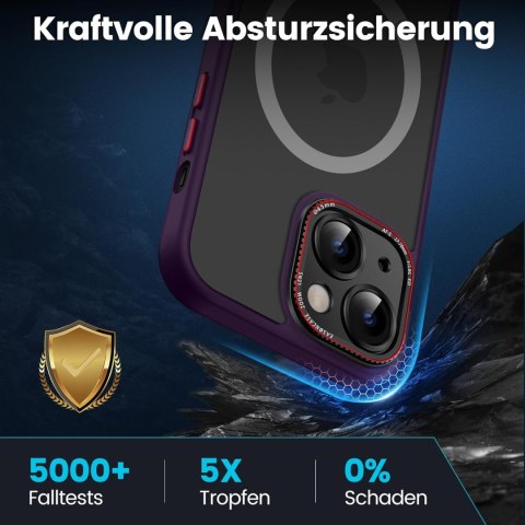 ETUI APPLE IPHONE 14 6.1" SILIKONOWE PRZEZROCZYSTE PLECKI FIOLETOWA RAMKA ETUI APPLE IPHONE 14 6.1" SILIKONOWE PRZEZROCZYSTE PLECKI FIOLETOWA RAMKA