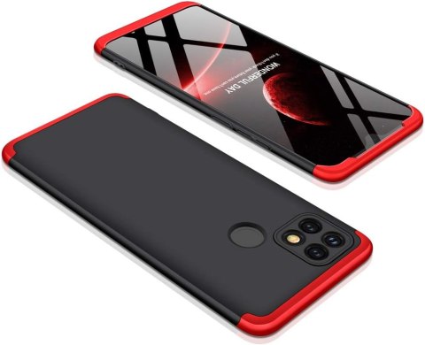 ETUI BUMPER DO OPPO A15/A15s 6.52" CASE CZARNY CZERWONY MATOWY WZMOCNIONY ETUI BUMPER DO OPPO A15/A15s 6.52" CASE CZARNY CZERWONY MATOWY WZMOCNIONY