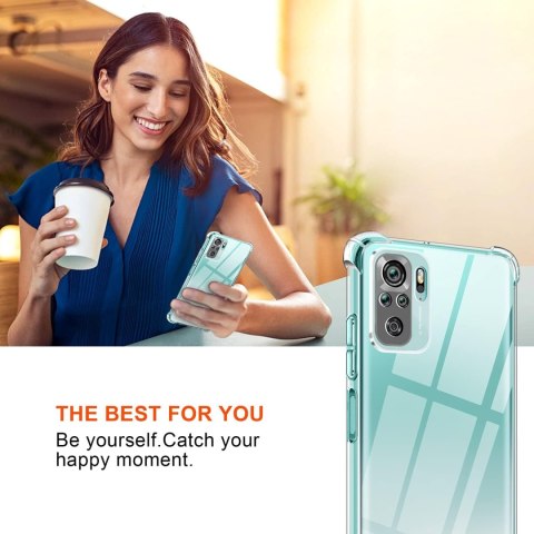 ETUI XIAOMI REDMI NOTE 10 4G BEZBARWNE SILIKONOWE PLECKI+2x SZKŁO HARTOWANE ETUI XIAOMI REDMI NOTE 10 4G BEZBARWNE SILIKONOWE PLECKI+2x SZKŁO HARTOWANE