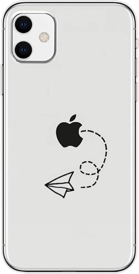 ETUI POKROWIEC DO APPLE IPHONE 12 MINI BEZBARWNE SILIKONOWE PLECKI SAMOLOT ETUI POKROWIEC DO APPLE IPHONE 12 MINI BEZBARWNE SILIKONOWE PLECKI SAMOLOT