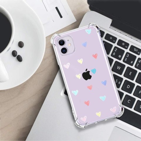 ETUI POKROWIEC DO APPLE IPHONE 12 PRO MAX SILIKONOWE BEZBARWNE PLECKI SERCE ETUI POKROWIEC DO APPLE IPHONE 12 PRO MAX SILIKONOWE BEZBARWNE PLECKI SERCE