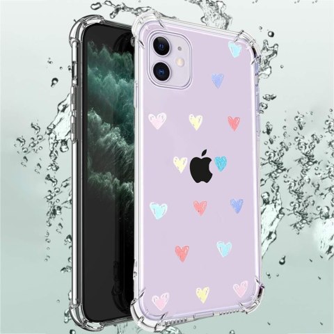 ETUI POKROWIEC DO APPLE IPHONE 12 PRO MAX SILIKONOWE BEZBARWNE PLECKI SERCE ETUI POKROWIEC DO APPLE IPHONE 12 PRO MAX SILIKONOWE BEZBARWNE PLECKI SERCE
