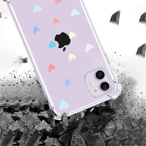 ETUI POKROWIEC DO APPLE IPHONE 12 PRO MAX SILIKONOWE BEZBARWNE PLECKI SERCE ETUI POKROWIEC DO APPLE IPHONE 12 PRO MAX SILIKONOWE BEZBARWNE PLECKI SERCE