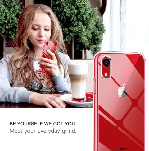 ETUI POKROWIEC DO APPLE IPHONE XR 6.06 BEZBARWNE PLECKI +3x SZKŁO HARTOWANE ETUI POKROWIEC DO APPLE IPHONE XR 6.06 BEZBARWNE PLECKI +3x SZKŁO HARTOWANE