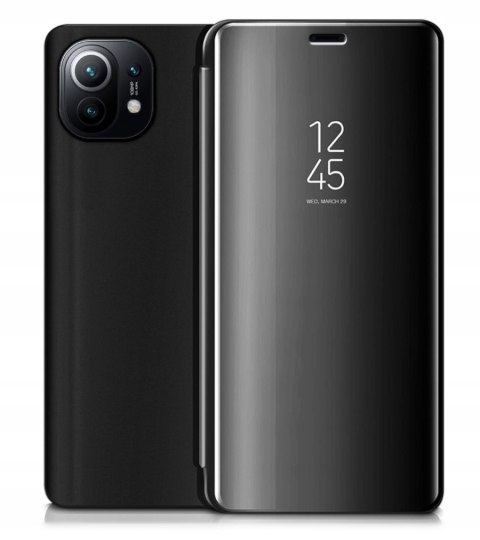 ETUI POKROWIEC DO XIAOMI MI 11 LITE 4G/5G CZARNY ZAMYKANY Z KLAPKĄ CASE ETUI POKROWIEC DO XIAOMI MI 11 LITE 4G/5G CZARNY ZAMYKANY Z KLAPKĄ CASE