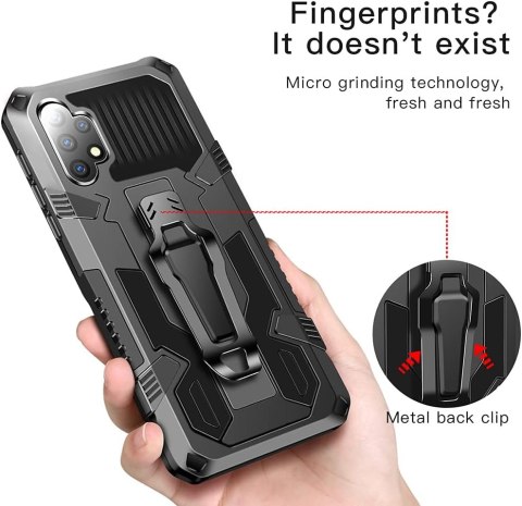 ETUI POKROWIEC DO SAMSUNG GALAXY A32 4G CZARNE SOLIDNE PLECKI Z PODSTAWKĄ ETUI POKROWIEC DO SAMSUNG GALAXY A32 4G CZARNE SOLIDNE PLECKI Z PODSTAWKĄ