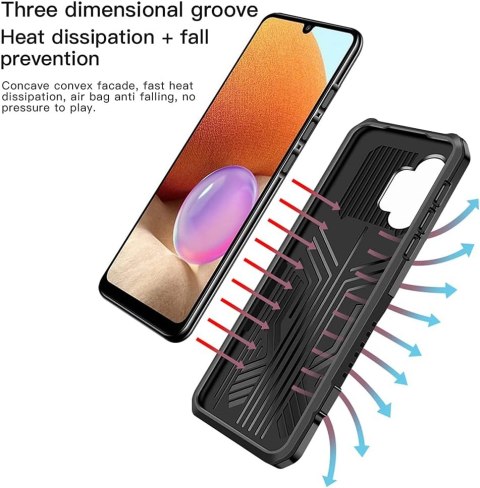 ETUI POKROWIEC DO SAMSUNG GALAXY A32 4G CZARNE SOLIDNE PLECKI Z PODSTAWKĄ ETUI POKROWIEC DO SAMSUNG GALAXY A32 4G CZARNE SOLIDNE PLECKI Z PODSTAWKĄ