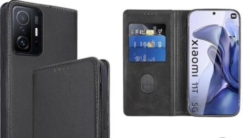 ETUI POKROWIEC XIAOMI MI 11T 5G/MI 11T PRO 5G CZARNY ZAMYKANY Z KLAPKĄ ETUI POKROWIEC XIAOMI MI 11T 5G/MI 11T PRO 5G CZARNY ZAMYKANY Z KLAPKĄ