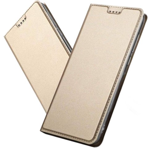 ETUI Z KLAPKĄ DO HUAWEI P40 LITE 6.40" ZŁOTE LEKKIE Z MIEJSCEM NA KARTY ETUI Z KLAPKĄ DO HUAWEI P40 LITE 6.40" ZŁOTE LEKKIE Z MIEJSCEM NA KARTY