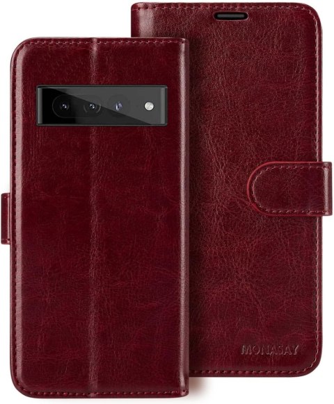 ETUI ZAMYKANE Z KLAPKĄ GOOGLE PIXEL 7 PRO BRĄZOWE EKOSKÓRA FOLIA OCHRONNA ETUI ZAMYKANE Z KLAPKĄ GOOGLE PIXEL 7 PRO BRĄZOWE EKOSKÓRA FOLIA OCHRONNA