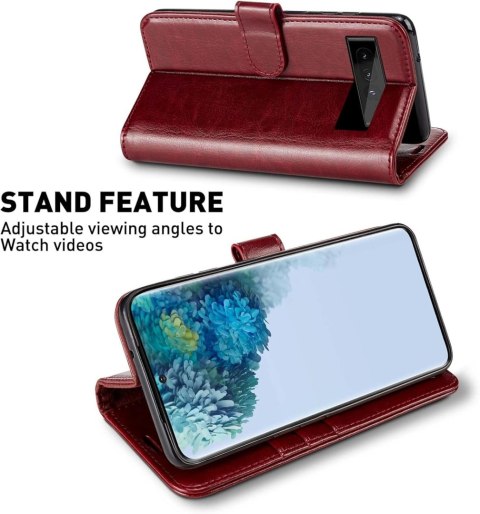 ETUI ZAMYKANE Z KLAPKĄ GOOGLE PIXEL 7 PRO BRĄZOWE EKOSKÓRA FOLIA OCHRONNA ETUI ZAMYKANE Z KLAPKĄ GOOGLE PIXEL 7 PRO BRĄZOWE EKOSKÓRA FOLIA OCHRONNA